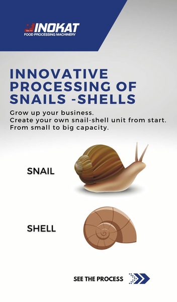 INNOVATIVE SOLUTIONS FOR THE PROCESSING AND PACKAGING OF SNAILS   Photo 3
