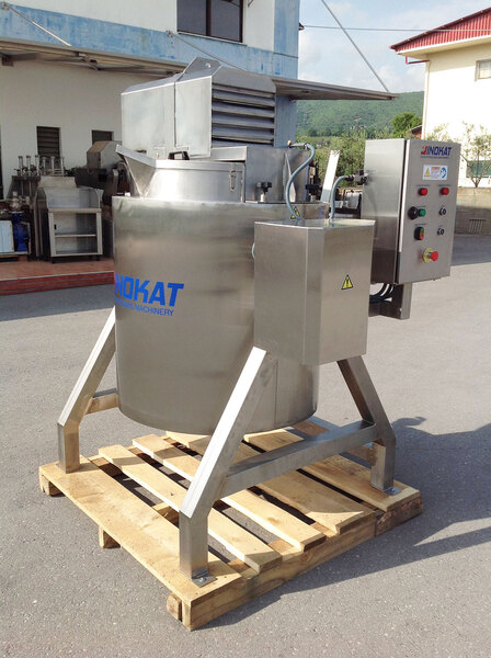 STEAM HEATED 350lt BOILING KETTLE  WITH DUMBER Photo 1